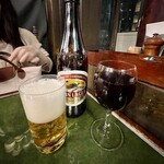 ボラーチョ - 瓶ビールとサングリア