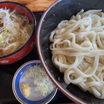 七福神 - 料理写真:ねぎ肉つけ麺　　1000g