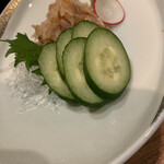 酒菜 四万十 - 梅水晶、サメの軟骨太め