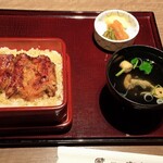 味乃宮川 - うなぎ重箱松　ご飯大盛り（大盛り無料）