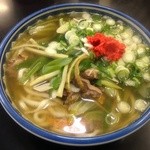 手打うどん博士 - 地鶏うどん 750円