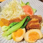 Kome Ra Bomomofuku - 週替わり定食(豚角煮)