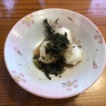 そば処みよし - 食べログクーポン利用でこの「あげ餅」食べれます。