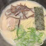 元祖山笠ラーメン 〆 - 豚骨ラーメン