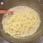 元祖山笠ラーメン 〆 - 替え玉(硬め)