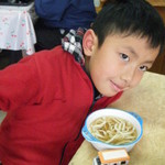 高良食堂 - サービスの沖縄そば