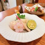 海鮮割烹 なかむら - 貝柱の焼物
タイラギ貝の良いの使われてます(美味)