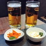 秘伝の味 つるや - 生ビールとお通し