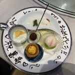 中国料理 旬輝 - デザート。杏仁豆腐は白いコイキング