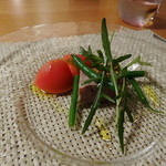 ファニエンテ - ピーチ豚・岡山県産トマト・牛窓のルッコラ（2013.12）