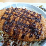 大谷パーキングエリア(下り)フードコート - ジャンボメンチカツ丼　