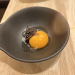 Dashi Kappou Esora - 卵黄に黒トリュフ