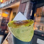 TERAKADO COFFEE - 【2024.02】抹茶ブリュレクレープ(レギュラーサイズ・税込800円)