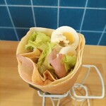 ツリークロップ - 料理写真:生ハムたまごクレープ