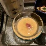 とっくり - 冷製茶碗蒸しと酒盗。