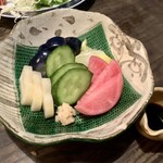 とっくり - 漬物盛り合わせ！