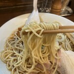だし廊 - 自家製中細ストレート麺