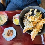 佳のこ - ランチの天丼定食