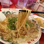 ラーメン魁力屋 - 細麺ストレート