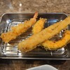 Tempura Daruma Ichiban - 海老、ゴボウ、カボチャ。
                普通だけど、ネタの大きさにお得感を感じる。