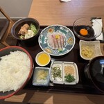 Washoku Biyori Osake To Jimbouchou - 宇和島流鯛めし膳　ライス大盛りで1800円