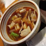 Hajime Seimen - 肉汁　しょっぱめ　なのでゆで汁追加(無料)でスープ飲む