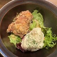 和食日和 おさけと 神保町 - 鶏の唐揚げとポテサラ
