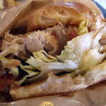 BELLOWS BURGER - BBQチキンバーガー1080円