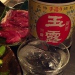 なかむら - 中村酒造場(霧島市)の焼酎をロックで。