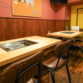 Enjoy meat in a stylish space ♪ From solo Yakiniku (Grilled meat) to reserved parties ◎