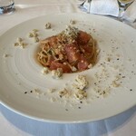 代官山ASO チェレステ 二子玉川店 - エビ、ホタテ、イカとフレッシュトマトのラグースパゲッティ