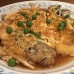 お食事処 若松 - カニカマ天津甘酢かけ