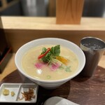 銀座 篝 - 鶏白湯soba大盛1750円
