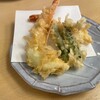 天松 おもて - 料理写真:海老2ほん、ピーマン、玉葱