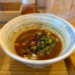 ベリーグッド麺 - 味玉つけめん（大盛）〆ご飯