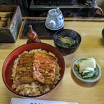 うな新 - ランチ　うな丼　２枚