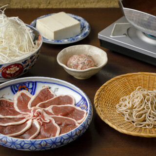 蕎麦屋の鴨鍋※事前予約必須