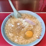 ラーメン＆カレー専門店 太源 - ニンニクラーメン850円+生卵50円