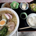 こばやし食堂 - 五目ラーメンセット