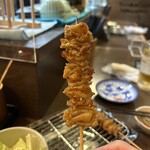 Yakitori Nikushin - どちらも塩とタレを選べます