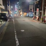 Okonomiyaki Teppanyaki Hinaya - 綱場町の路地