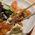 社 - 白身フライ　ソース＋タルタル