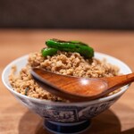 焼き鳥 津田 - 2024.2 そぼろ丼ハーフ