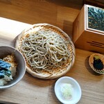 江戸そば マルノ - おろし大盛り＆焼き海苔