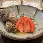 天ぷら たけうち - つぶ貝