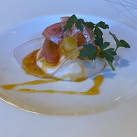 グルマンズ和牛 - 自家製トマトムースのサラダ
