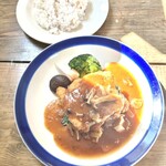 イシオノ - さくらポークロース肉のカツレツ〜イシオノ特製ソースをかけて〜