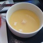 ホテルハーヴェスト - 2013年11月宿泊時朝食ビュッフェ(1日目)：コーンスープ