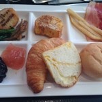ホテルハーヴェスト - 2013年11月宿泊時朝食ビュッフェ(1日目)：和洋織り交ぜちゃいました