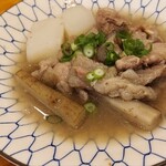 たちのみ 新ちゅう - せんべろセットの牛スジ煮込み